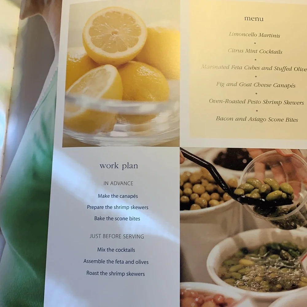 Williams Sonoma Easy Entertainment cook/planning